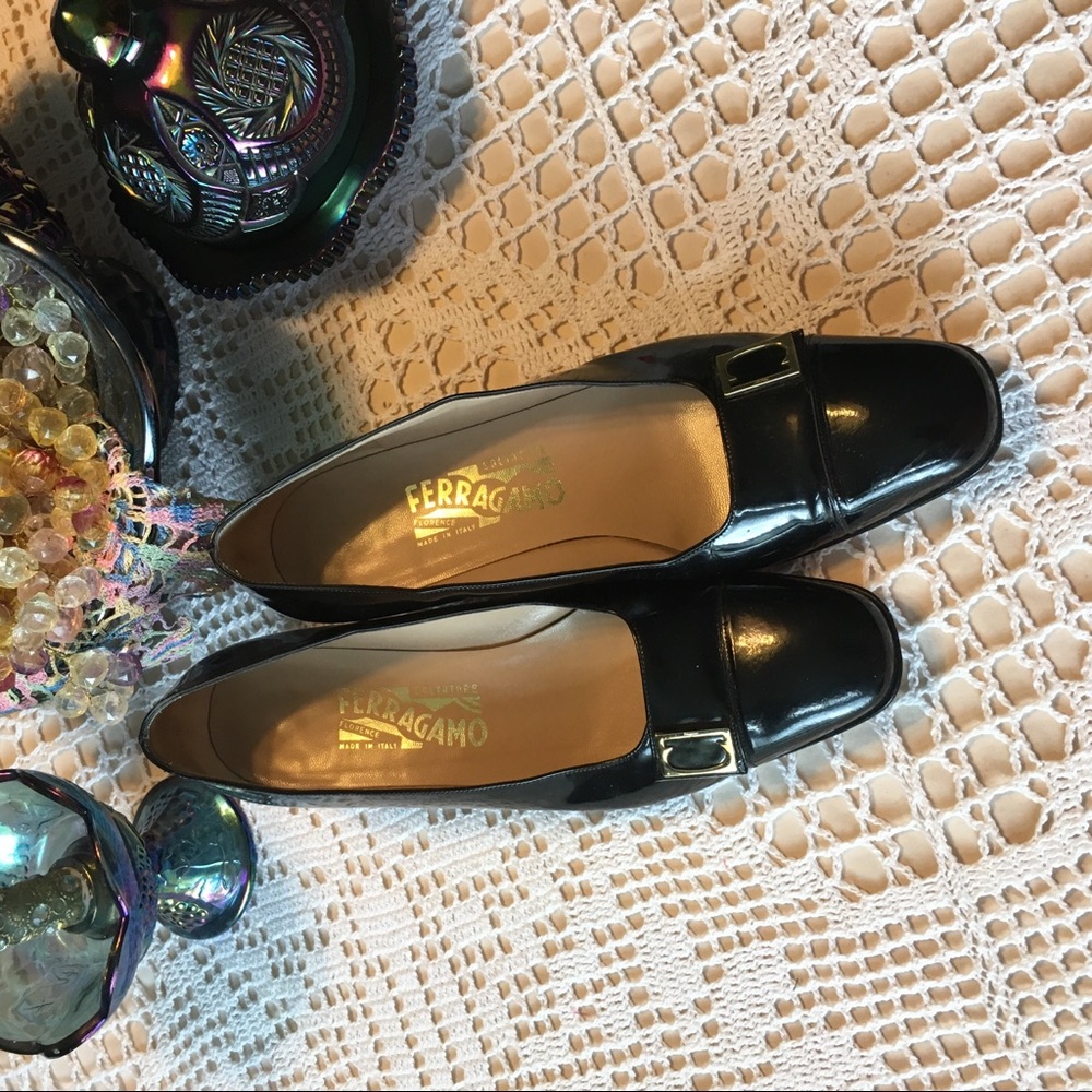 Ferragamo Black heels